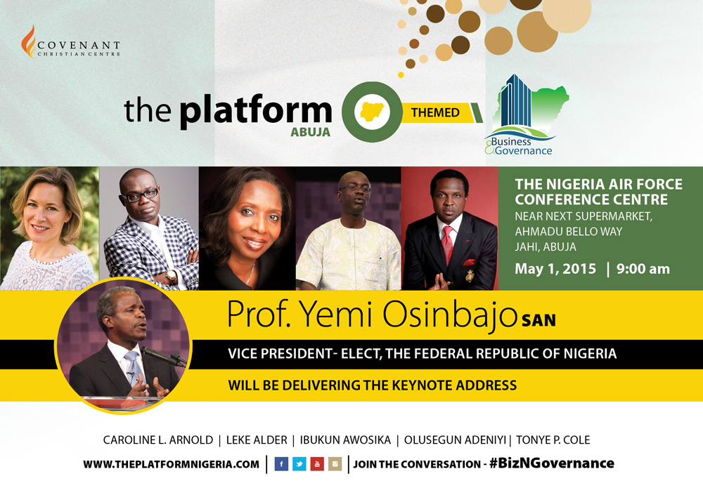 Electronic invite to The Platform Nigeria, Abuja